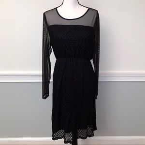 MA Cherie Black Maternity Dress
